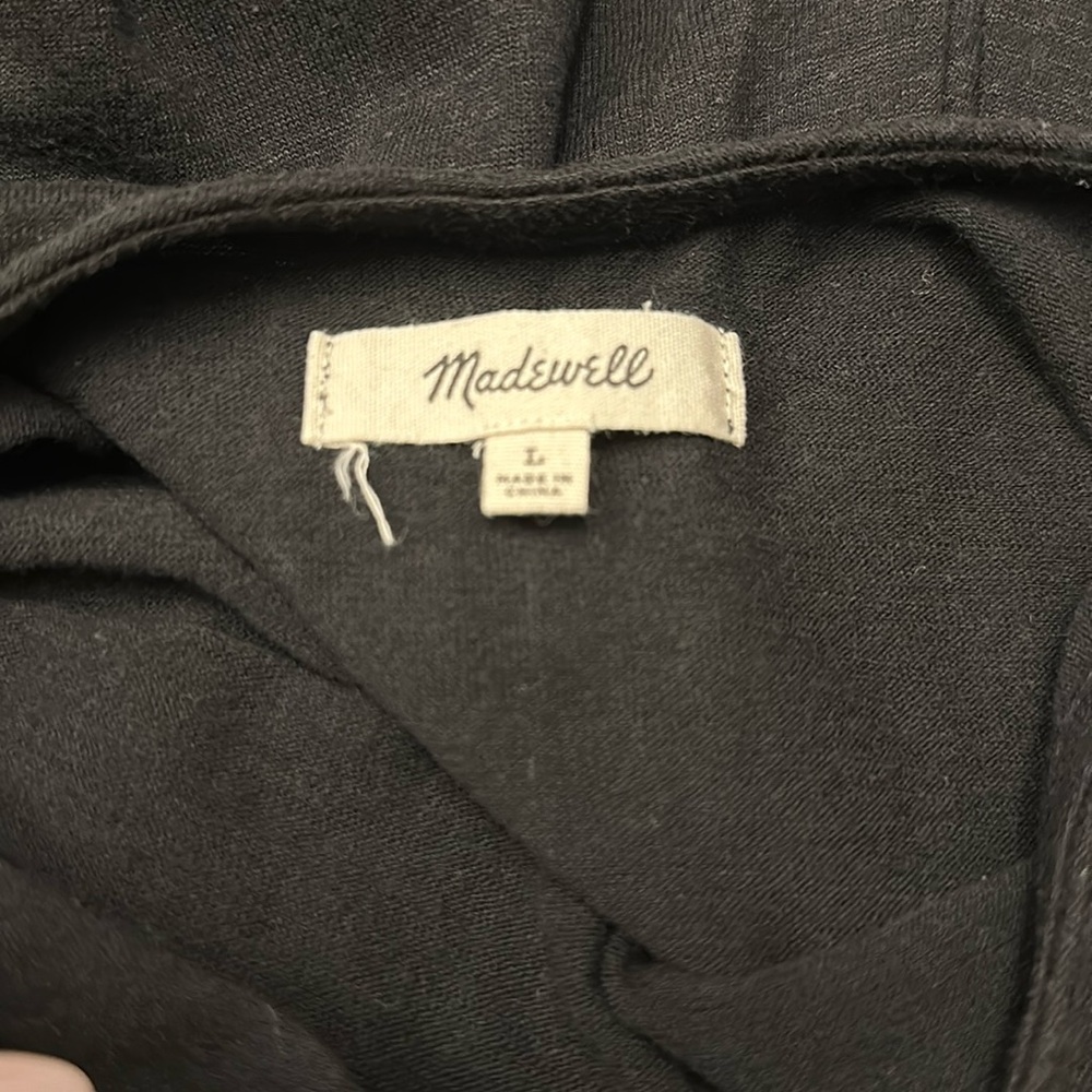 Madewell Black Jumpsuit